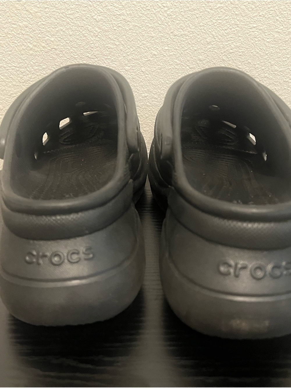 CROCS Platform Clog in Black - Picture 4 of 6
